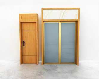 Door combination 3d model