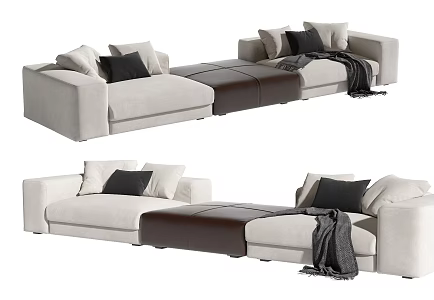 Modern Minotti Multiplayer Sofa 3d model