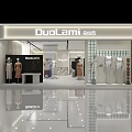 DuoLami Clothing Store Modern Interior With Mannequins And Window Fashion Displays