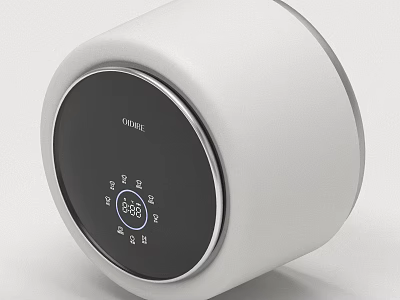 Modern White Round DEER Daily Electrical Appliance With Digital 3d model