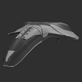 Futuristic Modern Aircraft Design With Sleek Streamlined Body And Transparent Structure