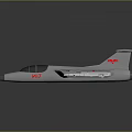 Silver Gray Fighter Jet Featuring Red Emblems Number 117 And Four Missile Launchers