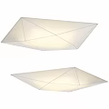 Modern Geometric Polygonal Ceiling Lights With Soft Lighting For Home Interior Decoration 3d model