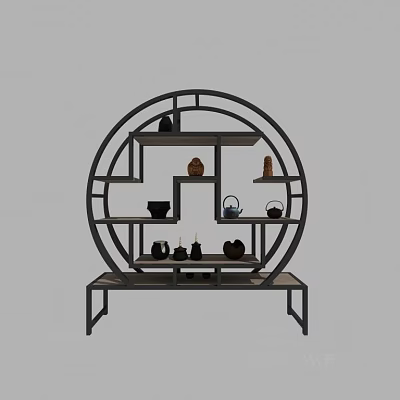 Antique Shelf 3d model