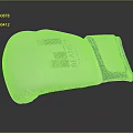 White And Black BRAVOX Boxing Gloves With Striped Design On Gray Reflective Surface