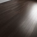Dark Hardwood Flooring With Natural Wood Grain And Smooth Shiny Surface Texture