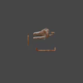 Rusted Metal Hand Tool With Coiled Spring And Curved Metal Parts