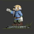 Wise Old Man Old Man Ancient Old Man Ancient Wise Warlock Taoist priest wizard mage 3d model
