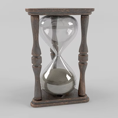 European-style hourglass hourglass timer 3d model