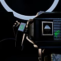 The old robot. 3d model