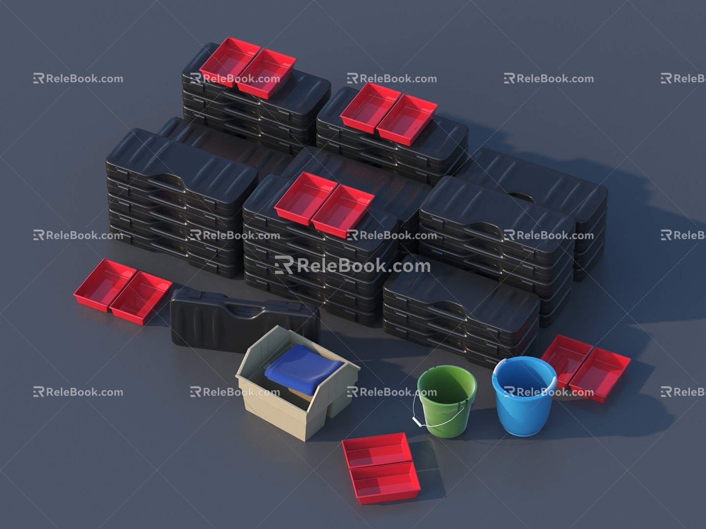 Tools Combination Counter 3D Model a12018 3d model