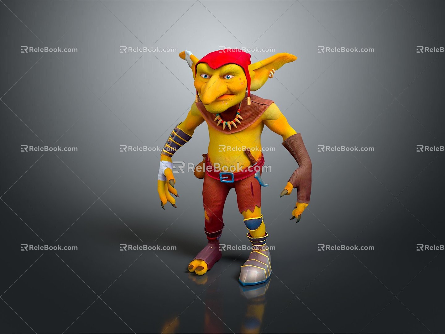 Goblin Monster Monster Ttroll Mountain Essence Alien Monster Alien Monster Alien Monster 3d model