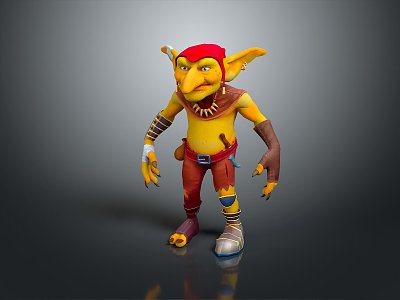 Goblin Monster Ttroll Mountain Essence Alien Monster Alien Monster Alien Monster 3d model