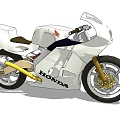 Motorcycle 3d model