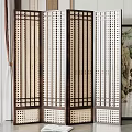 New Chinese Style Screen Partition 3d model