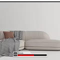 Modern Giorgetti Multiplayer Sofa Corner Sofa 3d model