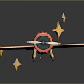 Playful Cartoon Blue Airplane Featuring Red Yellow Stars Decorations And Falling Stars Coins