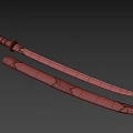 Guarding saber ancient broadsword PBR next generation ancient sword Miao sword Tang sword 3d model