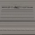 Different Ornate Gypsum Molding Styles with Intricate Patterns for Interior Design