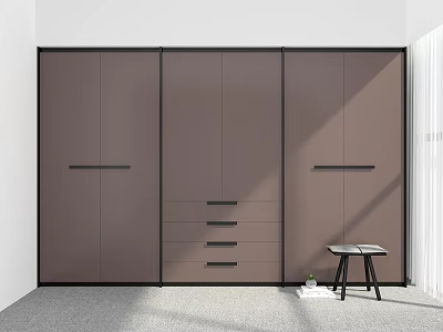 Wardrobe Coat Cabinet Wardrobe Customized Integral Wardrobe Storage Wardrobe Adult Wardrobe 3d model