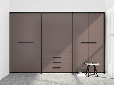 Wardrobe Coat Cabinet Wardrobe Customized Integral Wardrobe Storage Wardrobe Adult Wardrobe 3d model