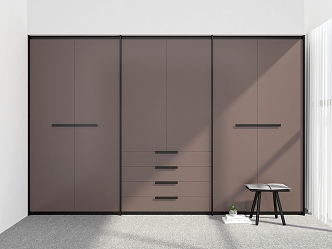 Wardrobe Coat Cabinet Wardrobe Customized Integral Wardrobe Storage Wardrobe Adult Wardrobe 3d model