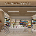 Modern Supermarket 3d model