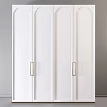 Modern White Wardrobe Design With Sleek Gold Handles And Clean Minimalist Lines