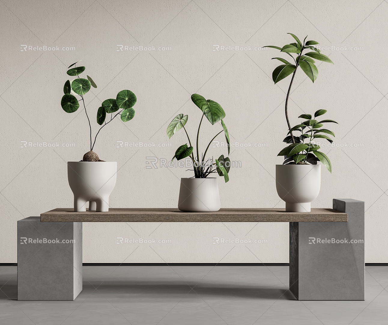 potted plant potted plant combination model