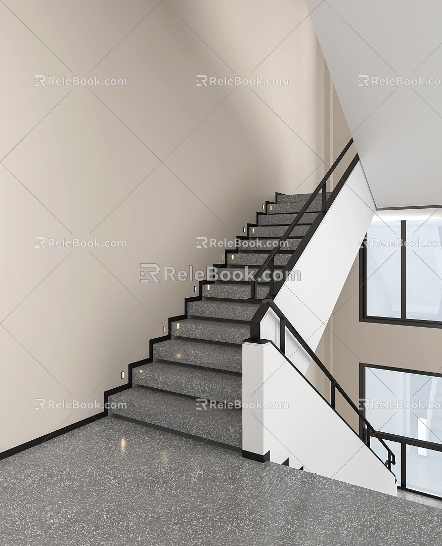 Modern Stairs 3d model