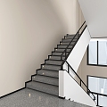 Modern Stairs 3d model