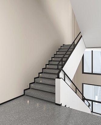 Modern Stairs 3d model