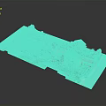 Architectural Model of Residential Houses With Green Lawn Solar Panels Surrounding Trees And Road