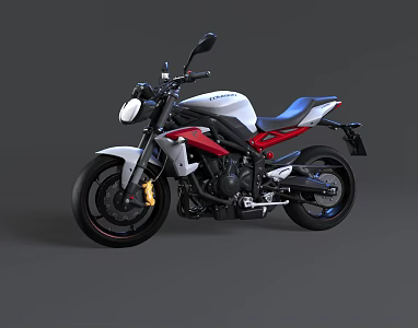 Modern Motorcycle 3d model