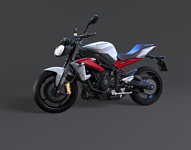 Modern Motorcycle 3d model