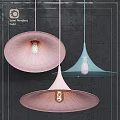 Gubi Semini Pendant Light with Three Colors for Modern Interior Design