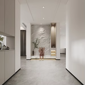 Modern Entrance 3d model