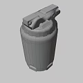 plasma-driven grenade 3d model
