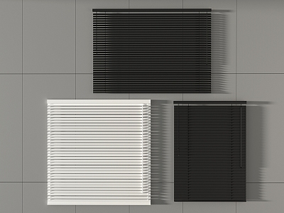 venetian blinds roller blinds pull blinds 3d model