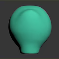 Green Silicone Vibrator With Smooth Handle And Ergonomic Design Product