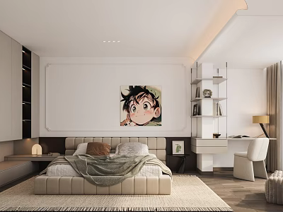 Modern Children's Room Boys Children's Room 3d model