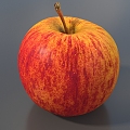 Apple Fruit Red Apple Red Fuji Apple Low Face Number Low Model Simple Model Game Sub-era Film and Television Level Super Realistic High Precision 3d model