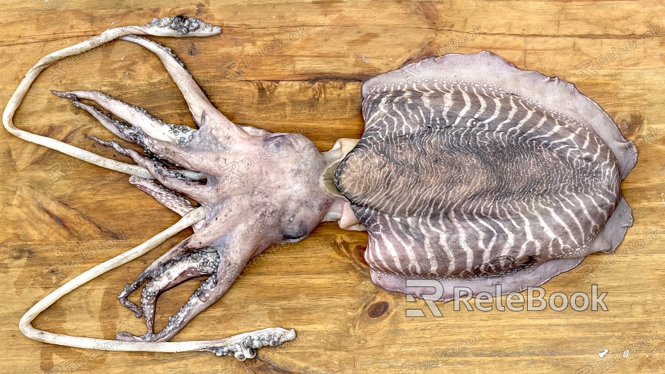 Cuttlefish Scanning Cuttlefish Realistic Cuttlefish Octopus Octopus model