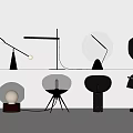 Modern table lamp 3d model