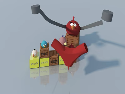 Gifts 3d model Gifts 3d model