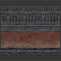 Traditional Chinese Architecture Featuring Black Tiled Roof Red Wall And Carved Details