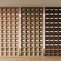Silent wind screen partition 3d model