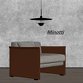 Modern Single Sofa 3d model