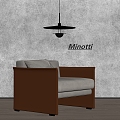 Modern Single Sofa 3d model