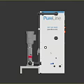 Modern Electrical Equipment Unit With Control Panel And Piping System 3d model